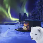 In Finlandia ci sono igloo dove ci si addormenta guardando l'aurora boreale